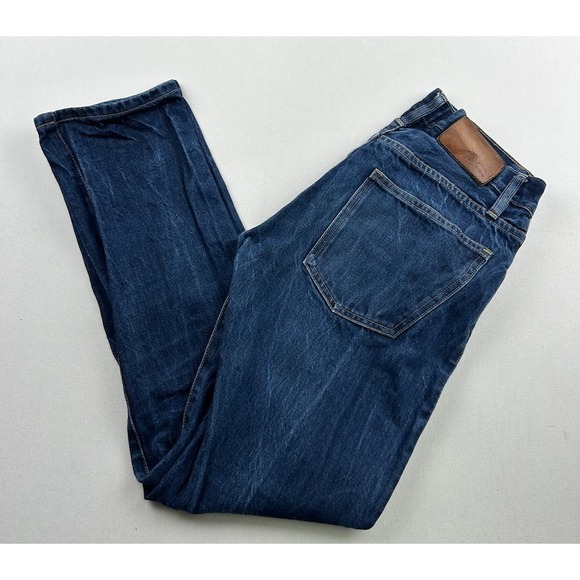 Taylor Stitch Slim Selvedge Jeans Men's‎ 30x29 Blue Denim Button Fly